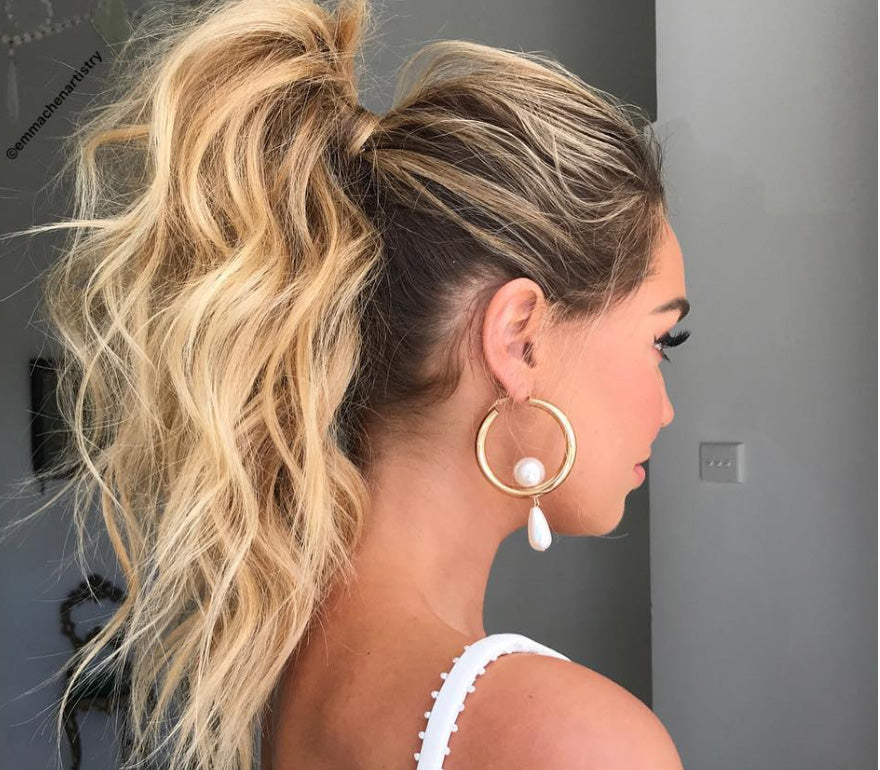 How To Create A Really Great High Fluffy Ponytail