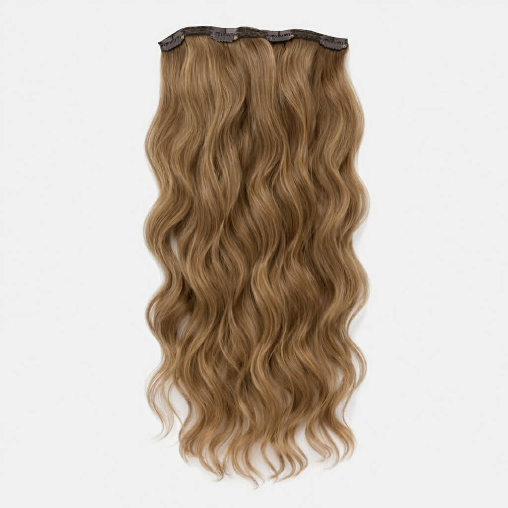 Custom Body Wave 1pc Clip In Remy Human Hair Piece – Medusa Hair Extensions