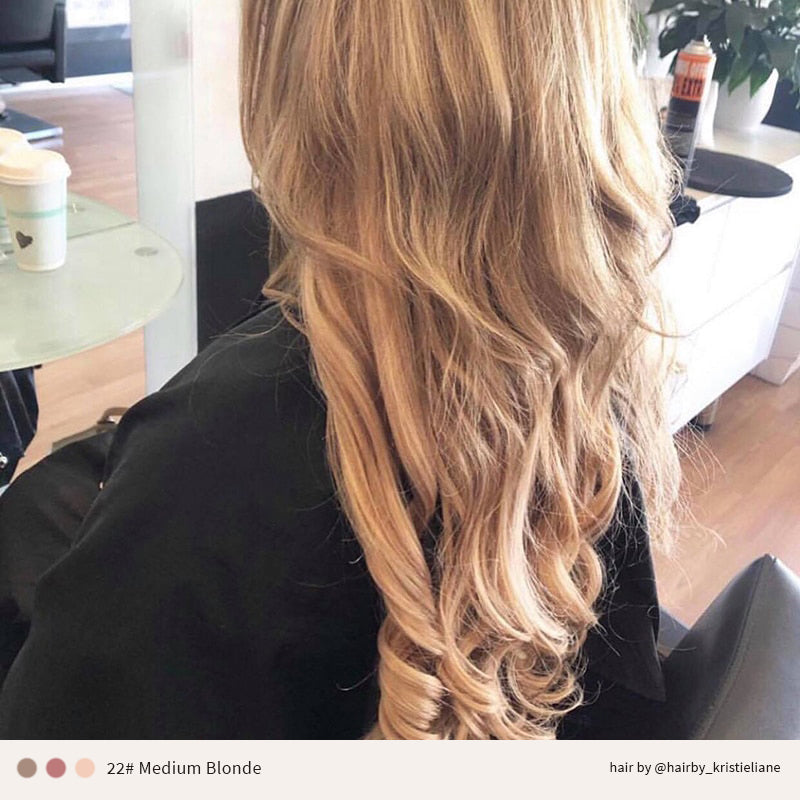 Custom Straight Halo Extension Remy Human Hair Piece  display picture 2